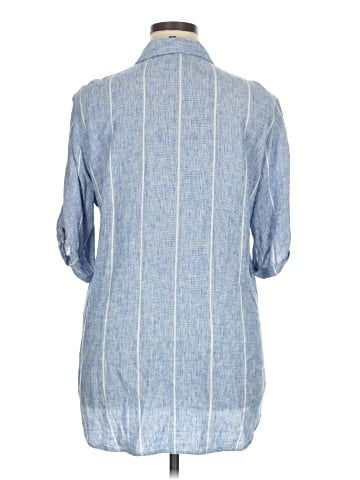 Ellen Tracy 3/4 Sleeve Button-Down Shirt (view 2)