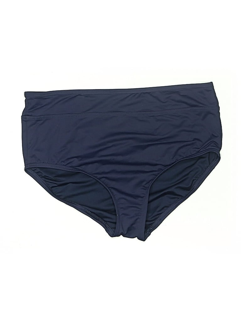 Pre-owned Lands' End Swimsuit Bottoms In Blue