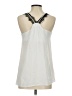 Aqua 100% Polyester Ivory Sleeveless Blouse Size XS - photo 2