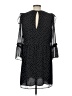 Topshop 100% Polyester Polka Dots Black Casual Dress Size 10 - photo 2