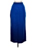 Unbranded 100% Acrylic Solid Blue Formal Skirt Size M - photo 2