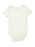Cloud Island Solid Ivory Short Sleeve Onesie 3-6 MO / 6 MO - photo 1