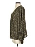 CAbi 100% Polyester Green Long Sleeve Blouse Size S - photo 5