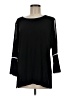 Alisha. D Black 3/4 Sleeve Top Size M (estimated) - photo 1