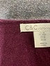 C&C California Burgundy Pullover Sweater Size M - photo 7