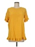 Unbranded Yellow Short Sleeve Top Size M - photo 1
