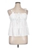 Romwe 100% Polyester White Sleeveless Blouse Size XL - photo 1