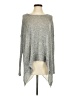 We the Free Metallic Gray Poncho Size XS - photo 1