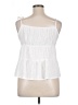 Romwe 100% Polyester White Sleeveless Blouse Size XL - photo 2