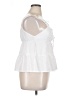 Romwe 100% Polyester White Sleeveless Blouse Size XL - photo 4