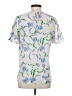 Prabal Gurung 100% Polyester Floral Ivory Short Sleeve Blouse Size 4 - photo 2