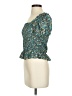 DRA 100% Polyester Teal Short Sleeve Blouse Size S - photo 5