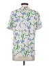 Prabal Gurung Collective 100% Polyester Floral Ivory Short Sleeve Blouse Size 4 - photo 2