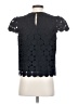 Milly 100% Polyester Black Short Sleeve Blouse Size P (petite) - photo 2