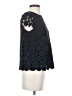 Milly 100% Polyester Black Short Sleeve Blouse Size P (petite) - photo 4