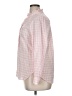 J.Crew Checkered-gingham Pink Long Sleeve Blouse Size 14 - photo 5