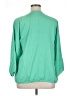 Ann Taylor 100% Polyester Green 3/4 Sleeve Blouse Size XL - photo 2