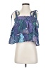 Warm Blue Sleeveless Blouse Size XS (0) - photo 1