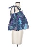 Warm Blue Sleeveless Blouse Size XS (0) - photo 4