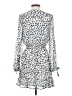 Great Jones 100% Polyester Animal Print Silver Casual Dress Size M - photo 2