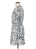Great Jones 100% Polyester Animal Print Silver Casual Dress Size M - photo 5