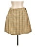 Hesperus 100% Polyester Plaid Tan Yellow Casual Skirt Size L - photo 1