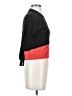 Veda 100% Viscose Color Block Black Short Sleeve Top Size P (petite) - photo 4