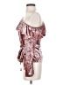 StyleStalker Burgundy Long Sleeve Blouse Size S - photo 5