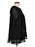 Unbranded 100% Polyester Black Short Sleeve Blouse Size L - photo 4
