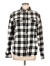 Old Navy Plaid Gray Long Sleeve Button-Down Shirt Size M - photo 1
