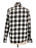 Old Navy Plaid Gray Long Sleeve Button-Down Shirt Size M - photo 2