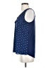 Fortune + Ivy 100% Polyester Blue Sleeveless Blouse Size S - photo 5