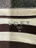 Ann Taylor LOFT 100% Cotton Stripes Ivory Pullover Sweater Size M - photo 7