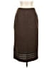 Requirements Chevron-herringbone Brown Formal Skirt Size 12 - photo 1