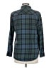 Volcom Plaid Teal Long Sleeve Button-Down Shirt Size M - photo 2