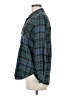 Volcom Plaid Teal Long Sleeve Button-Down Shirt Size M - photo 5