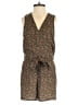 Abercrombie & Fitch 100% Polyester Tweed Brown Green Romper Size 0 - photo 1