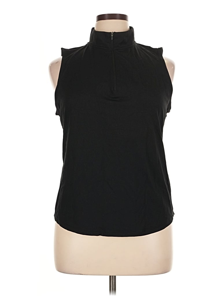 Pre-owned Izod Sleeveless T-shirt In Black