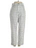 Danielle Bernstein Checkered-gingham Gray Casual Pants Size 00 - photo 1