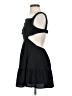 Shein 100% Polyester Solid Black Cocktail Dress Size 4 - photo 5