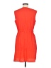 Speed Control 100% Polyester Solid Orange Casual Dress Size M - photo 2