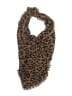 Unbranded 100% Acrylic Animal Print Brown Scarf One size - photo 1