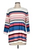 Croft & Barrow Stripes White Pullover Sweater Size M (petite) - photo 1