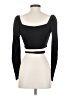 Louna Black Long Sleeve Top Size S - photo 2