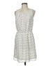 Elle 100% Polyester Polka Dots Ivory Casual Dress Size 6 - photo 1
