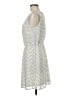 Elle 100% Polyester Polka Dots Ivory Casual Dress Size 6 - photo 5