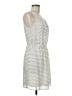 Elle 100% Polyester Polka Dots Ivory Casual Dress Size 6 - photo 4
