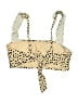 Kona Sol Animal Print Gold Swimsuit Top Size M - photo 2