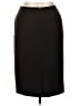 Le Suit 100% Polyester Solid Black Green Formal Skirt Size 14 - photo 2
