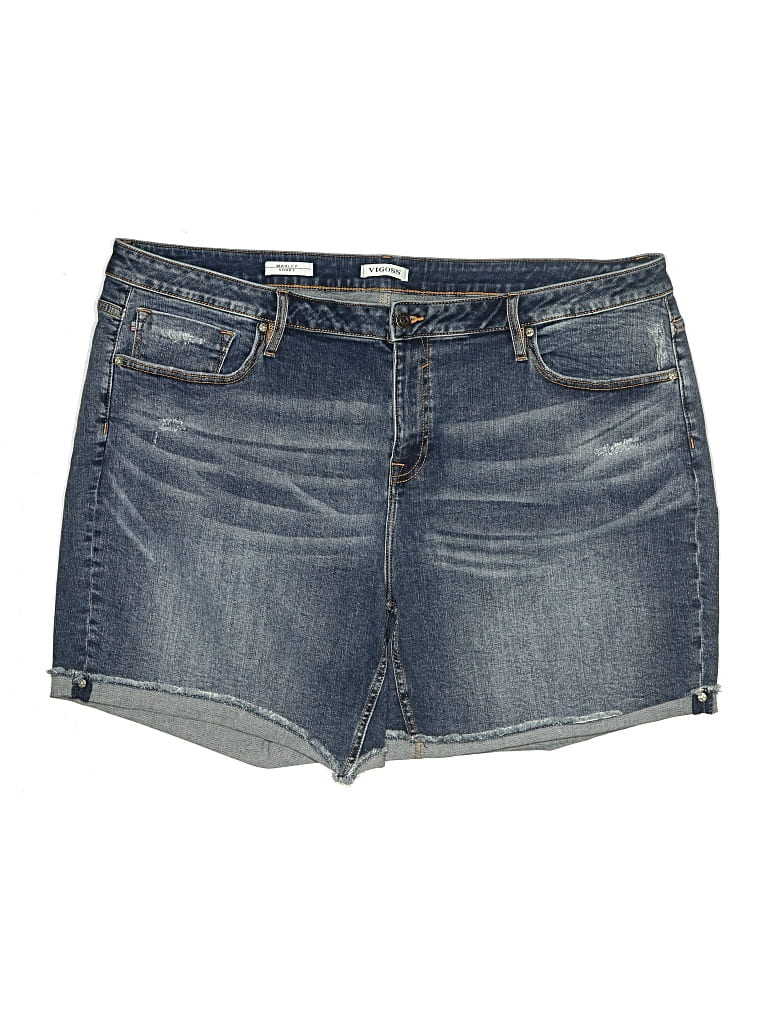 Pre-owned Vigoss Denim Shorts In Blue